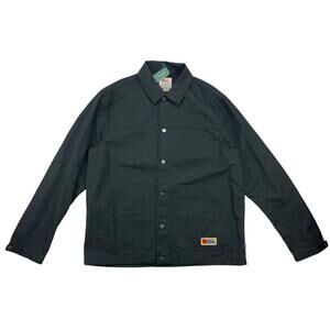 Fjallraven Vardag M Water Resistant Button Jacket Dark Green Size XL